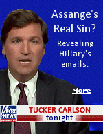 Tucker Carlson says Julian Assange's ''real sin'' was keeping Hillary Clinton from becoming president.